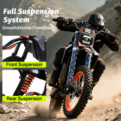 Freeboy Y88 3000W Powerful Off-Road Electric Dirt Bike for Adults Teens