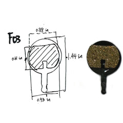 Freeboy J30MAX Electric Scooter Brake Pad